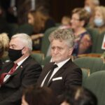 11.11.2021 Kielce.WDK.  Gala na 85 - lecie Wojewódzkiego Domu Kultury. Na zdjęciu marszałek Andrzej Bętkowski i senator Krzysztof Słoń / Jarosław Kubalski / Radio Kielce
