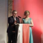 11.11.2021 Kielce.WDK.  Gala na 85 - lecie Wojewódzkiego Domu Kultury. Na zdjęciu dyrektor WDK Jacek Sabat i jego zastępca Edyta Bobryk / Jarosław Kubalski / Radio Kielce