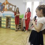 22.11.2021 Kielce . Przedszkole nr 18. Finał konkursu recytatorskiego - "Przedszkolak Mały Patriota". Aleksandra Śniegulska / Jarosław Kubalski / Radio Kielce