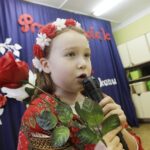 22.11.2021 Kielce . Przedszkole nr 18. Finał konkursu recytatorskiego - "Przedszkolak Mały Patriota". Zofia Łotysz / Jarosław Kubalski / Radio Kielce