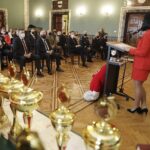 26.11.2021 Kielce. WDK. Odznaczenia i wyróżnienia dla Honorowych Krwiodawców / Jarosław Kubalski / Radio Kielce