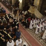 29.11.2021. Kielce. Rocznica ingresu biskupa Jana Piotrowskiego do Bazyliki Katedralnej w Kielcach / Jarosław Kubalski / Radio Kielce