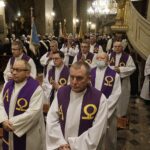 29.11.2021. Kielce. Rocznica ingresu biskupa Jana Piotrowskiego do Bazyliki Katedralnej w Kielcach / Jarosław Kubalski / Radio Kielce