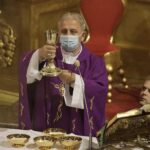 29.11.2021. Kielce. Rocznica ingresu biskupa Jana Piotrowskiego do Bazyliki Katedralnej w Kielcach / Jarosław Kubalski / Radio Kielce