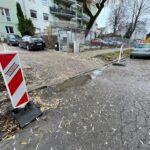 29.11.2021. Kielce. Ulica Słowackiego. Remont / Wiktor Taszłow / Radio Kielce
