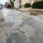 29.11.2021. Kielce. Ulica Słowackiego. Remont / Wiktor Taszłow / Radio Kielce