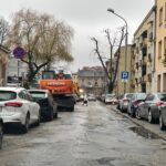 29.11.2021. Kielce. Ulica Słowackiego. Remont / Wiktor Taszłow / Radio Kielce