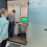 22.11.2021. Kielce. Kiosk profilaktyczny NFZ / NFZ