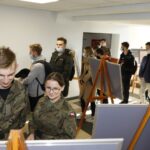 10.11.2021. Końskie. Wystawa - jak kształtowały się granice Polski po odzyskaniu niepodległości w 1918 roku / Adam Kubka / Starostwo Powiatowe w Końskich