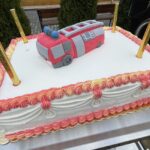 09.11.2021. Ćmielów. Uroczyste powitanie średniego samochodu ratowniczo-gaśniczego na potrzeby OSP Ćmielów / Emilia Sitarska / Radio Kielce