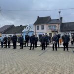 09.11.2021. Ćmielów. Uroczyste powitanie średniego samochodu ratowniczo-gaśniczego na potrzeby OSP Ćmielów / Emilia Sitarska / Radio Kielce