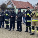 09.11.2021. Ćmielów. Uroczyste powitanie średniego samochodu ratowniczo-gaśniczego na potrzeby OSP Ćmielów / Emilia Sitarska / Radio Kielce