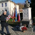 11.11.2021. Pińczów. Obchody 103. rocznicy odzyskania przez Polskę niepodległości. Na zdjęciu: poseł Czesław Siekierski - poseł PSL / Marta Gajda-Kruk / Radio Kielce