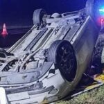 19.11.2021. Mniszek. Zdarzenie drogowe / OSP KSRG Małogoszcz