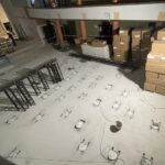 03.11.2021. Ostrowiec Świętokrzyski. Budynek przy Alei 3 Maja w trakcie remontu / Emilia Sitarska / Radio Kielce