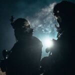 12.11.2021. Granica polsko-białoruska. Działania służb w polskim pasie granicznym / DWOT