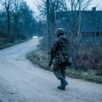 24.11.2021. Granica polsko-białoruska. Patrole WOT / Irek Dorozanski / DWOT