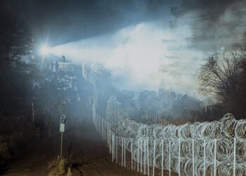 12.11.2021. Granica polsko-białoruska. Działania służb w polskim pasie granicznym / BARTEK SYTA / DWOT