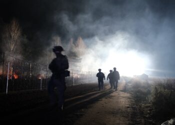 08.11.2021 Kuźnica. Przejście graniczne / BARTEK SYTA / DWOT