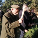 10.11.2021. Michałów. Uroczyste otwarcie szlaku konnego. Na zdjęciu: Piotr Kacprzak - zastępca dyrektora Regionalnej Dyrekcji Lasów Państwowych w Radomiu / Marta Gajda-Kruk / Radio Kielce