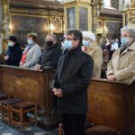 21.11.2021. Sandomierz. Msza święta w uroczystość Chrystusa Króla / ks. Wojciech Kania