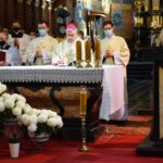 21.11.2021. Sandomierz. Msza święta w uroczystość Chrystusa Króla / ks. Wojciech Kania