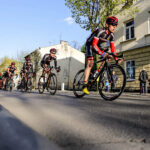 22.4.2016 Tomaszów Mazowiecki. Eryk Latoń z ekipy CCC Sprandi Polkowice został nowym liderem XI Międzynarodowego Wyścigu Kolarskiego "Szlakiem walk majora Hubala". / Wojciech Habdas / Radio Kielce