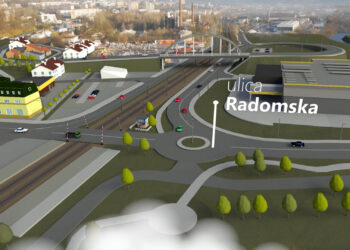 Koncepcja rozbudowy infrastruktury drogowej w w centrum Starachowic / fotomediaart.pl / Powiat Starachowice