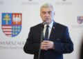 14.09.2020. Kielce. Wręczenie nagród laureatom konkursu "Dobry bo Polski". Na zdjęciu: Andrzej Bętkowski - marszałek województwa świętokrzyskiego / Wiktor Taszłow / Radio Kielce