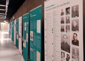 06.11.2021. Michniów, Wystawa leśnicy w KL Auschwitz / RDLP w Radomiu