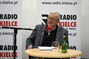 28.11.2021. Studio Polityczne Radia Kielce. Czesław Siekierski - PSL / Sebastian Kalwat / Radio Kielce