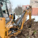 24.12.2021. Kielce. Awaria wodociągu na osiedlu Na Stoku / Wiktor Taszłow / Radio Kielce