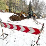 24.12.2021. Kielce. Awaria wodociągu na osiedlu Na Stoku / Wiktor Taszłow / Radio Kielce