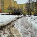 24.12.2021. Kielce. Awaria wodociągu na osiedlu Na Stoku / Wiktor Taszłow / Radio Kielce