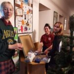 04.12.2021. Sandomierz. Akcję Fundacji Małych Stópek „Paczuszka dla Maluszka” / Grażyna Szlęzak-Wójcik / Radio Kielce