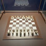 18.12.2021. Sandomierz. Szachy sandomierskie na stałej ekspozycji / Grażyna Szlęzak-Wójcik / Radio Kielce