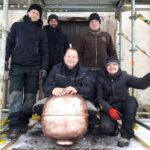 15.12.2021. Wąchock. Odkrycie kapsuły czasu / Opactwo Cysterskie w Wąchocku/Facebook