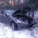 25.12.2021. Wyszyna Fałkowska. Zdarzenie drogowe / Dionizy Krawczyński / Radio Kielce