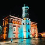 31.12.2021. Sandomierz. Rynek. Iluminacje świetlne / Sandomierz - Królewskie Miasto