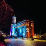 31.12.2021. Sandomierz. Rynek. Iluminacje świetlne / Sandomierz - Królewskie Miasto