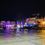 31.12.2021. Sandomierz. Rynek. Iluminacje świetlne / Sandomierz - Królewskie Miasto