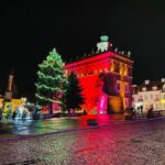 31.12.2021. Sandomierz. Rynek. Iluminacje świetlne / Sandomierz - Królewskie Miasto