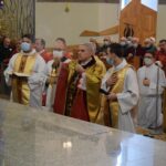 04.12.2021. Tarnobrzeg. Msza święta z okazji Barbórek / ks. Wojciech Kania