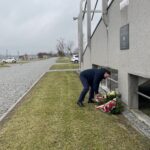 05.12.2021. Sandomierz. Uroczystości 154. rocznicy urodzin marszałka Józefa Piłsudskiego. Na zdjęciu: Marek Kwitek - poseł PiS / Grażyna Szlęzak-Wójcik / Radio Kielce