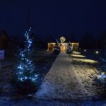 22.12.2021. Sandomierz. Szopka z żywymi zwierzętami / ks. Grzegorz Słodkowski