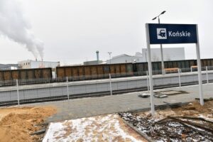 05.12.2021. Końskie. Dworzec kolejowy / Magdalena Galas-Klusek / Radio Kielce