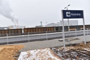05.12.2021. Końskie. Stacja kolejowa / Magdalena Galas-Klusek / Radio Kielce