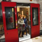 12.12.2021. Końskie. Stacja kolejowa. Odjazd pierwszego po 12 latach pociągu relacji Końskie-Łódź Chojny / Magdalena Galas-Klusek / Radio Kielce