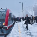 12.12.2021. Końskie. Wycieczka pociągiem do Tomaszowa Mazowieckiego organizowana przez konecki oddział PTTK / Magdalena Galas-Klusek / Radio Kielce