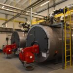 28.12.2021. Końskie. Uruchomienie nowych kotłów gazowych w koneckiej elektrociepłowni / Magdalena Galas-Klusek / Radio Kielce